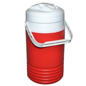 Coleman Insulated Beverage Container Red White Flip Spout Handle